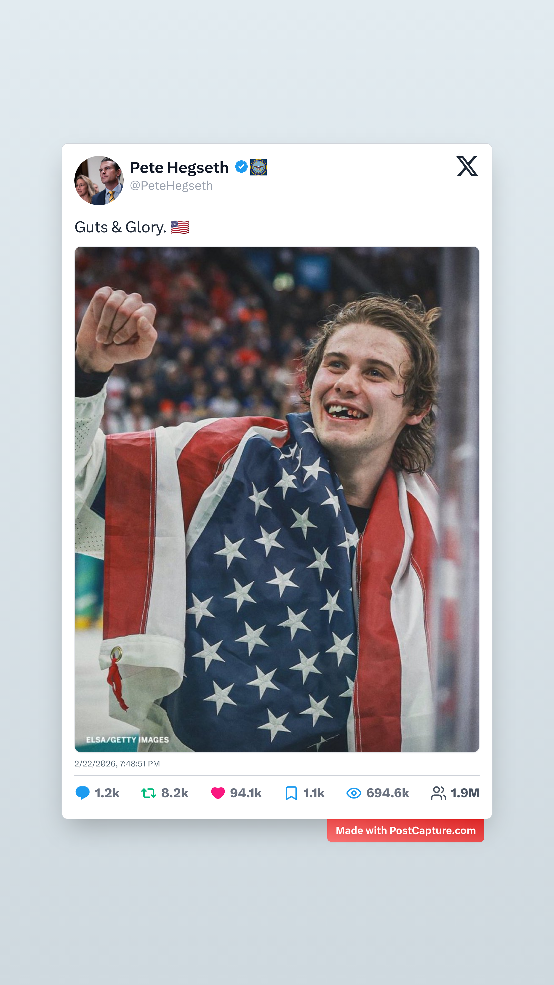 Rank 3 - @PeteHegseth