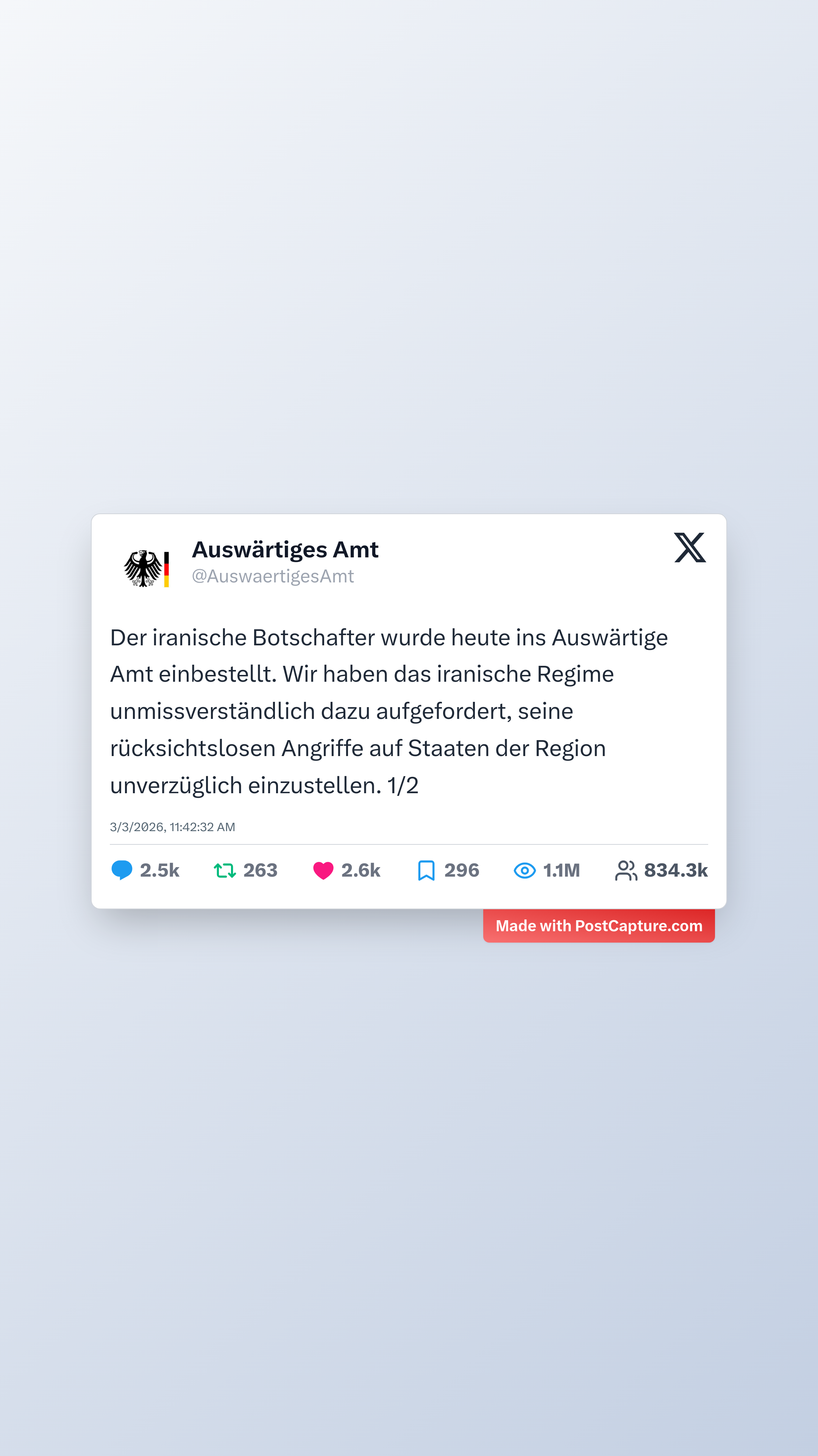 Rank 3 - @AuswaertigesAmt