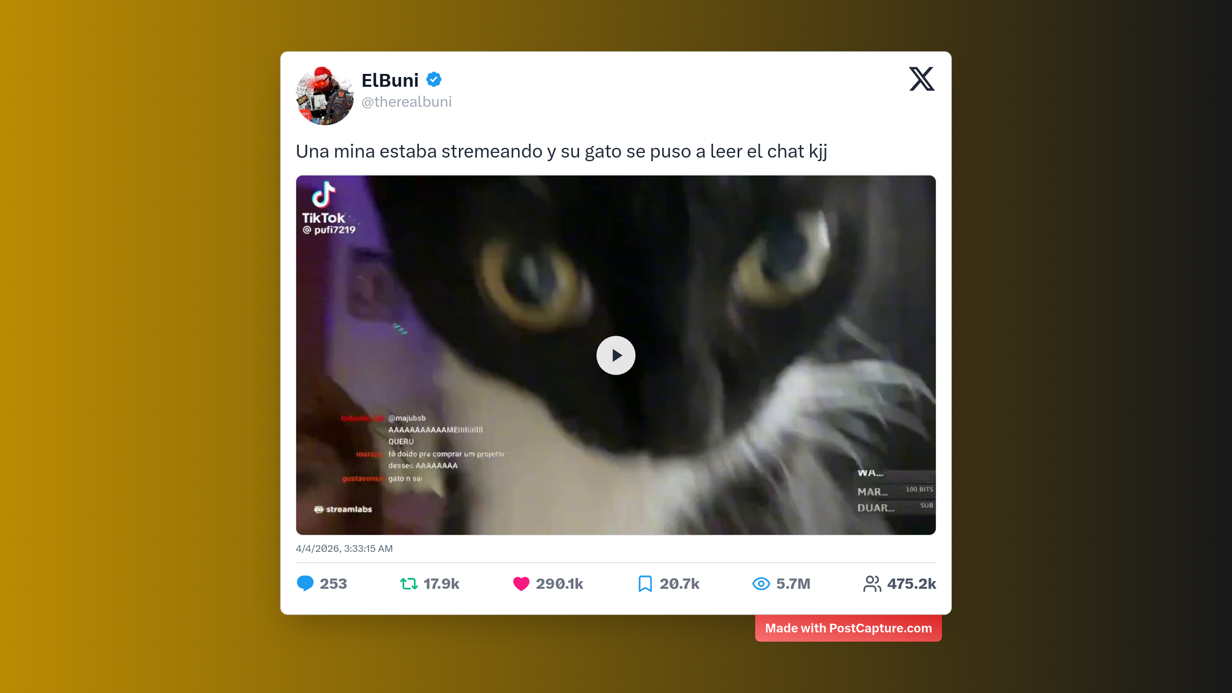 Rank 1 - @therealbuni