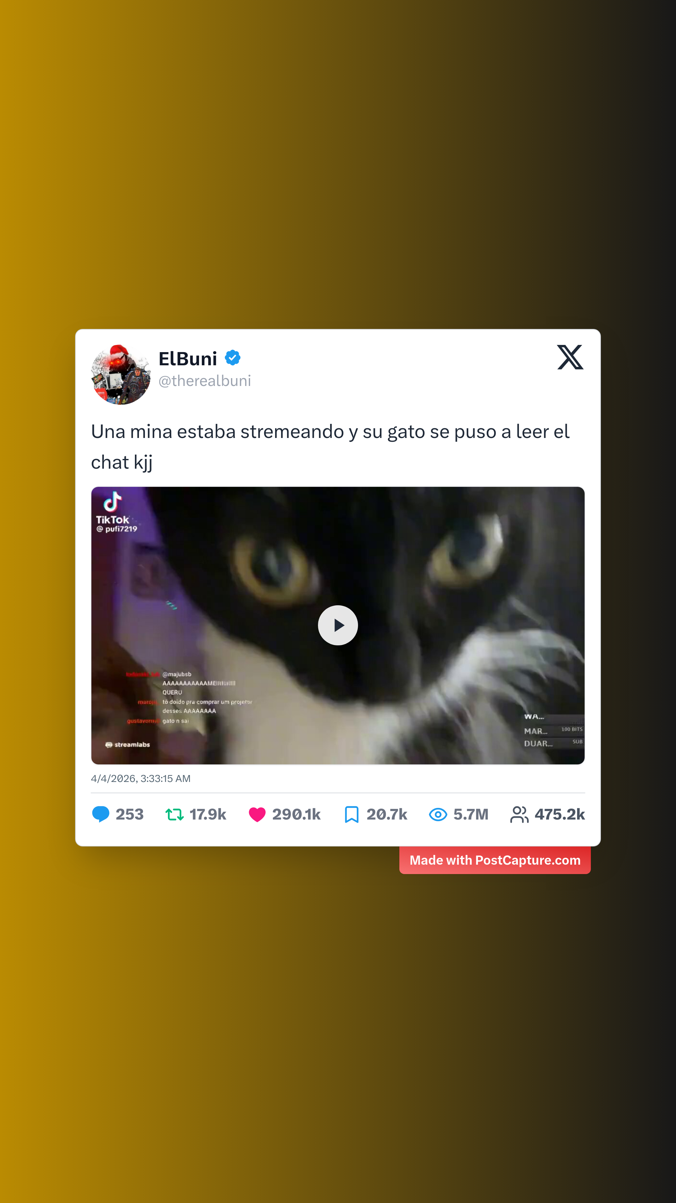 Rank 1 - @therealbuni