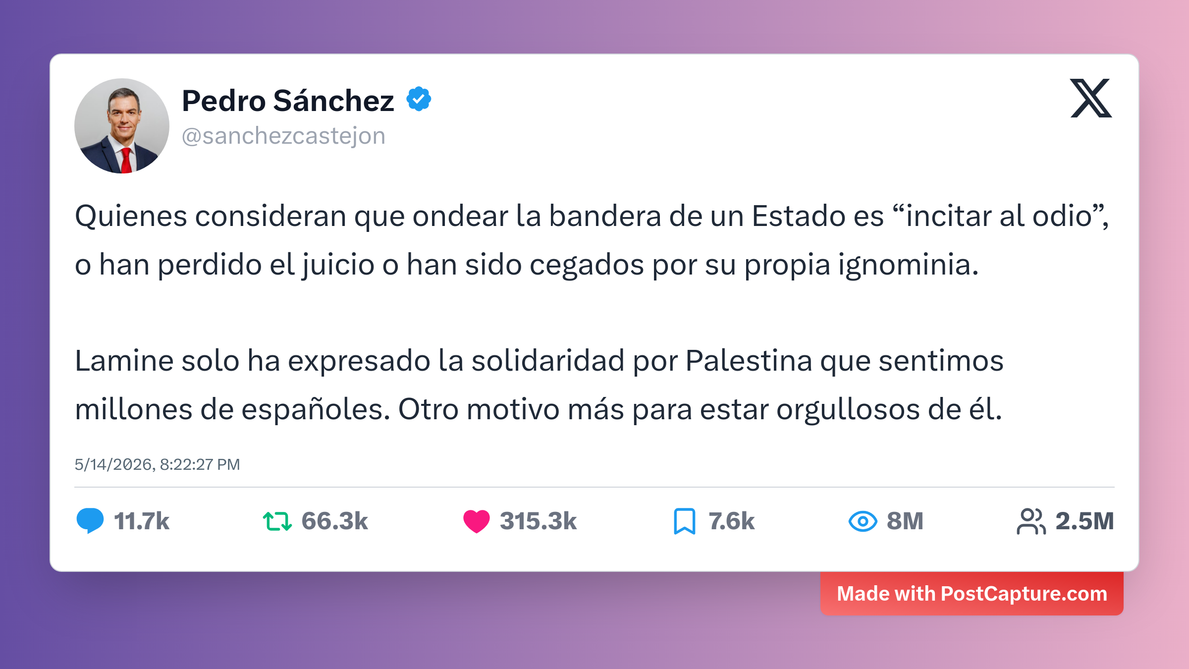 Rank 1 - @sanchezcastejon