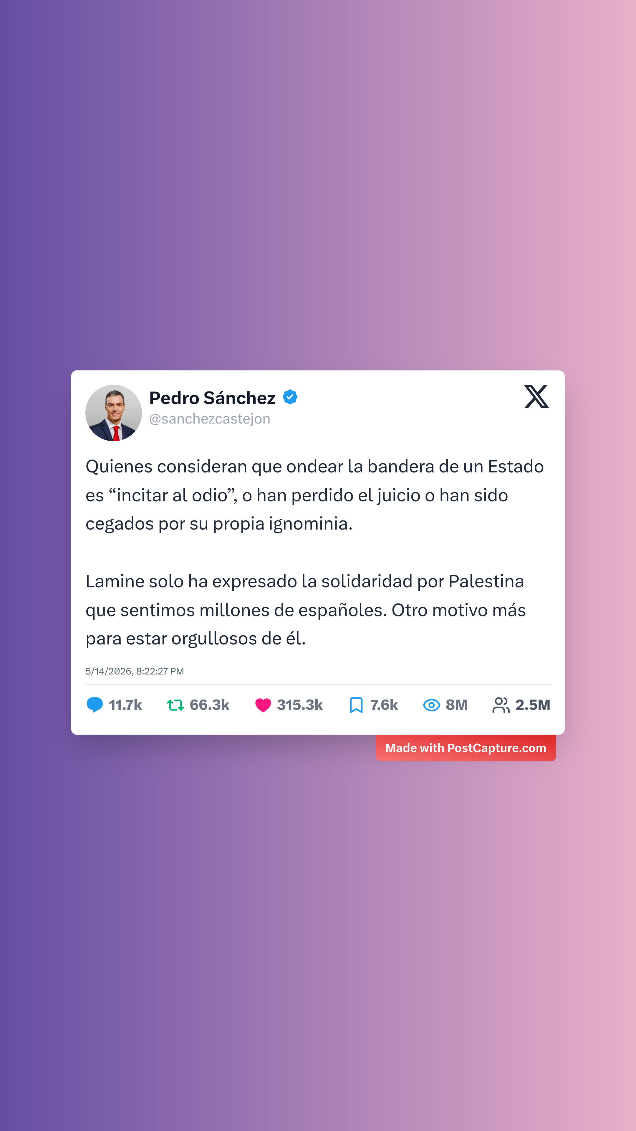 Rank 1 - @sanchezcastejon