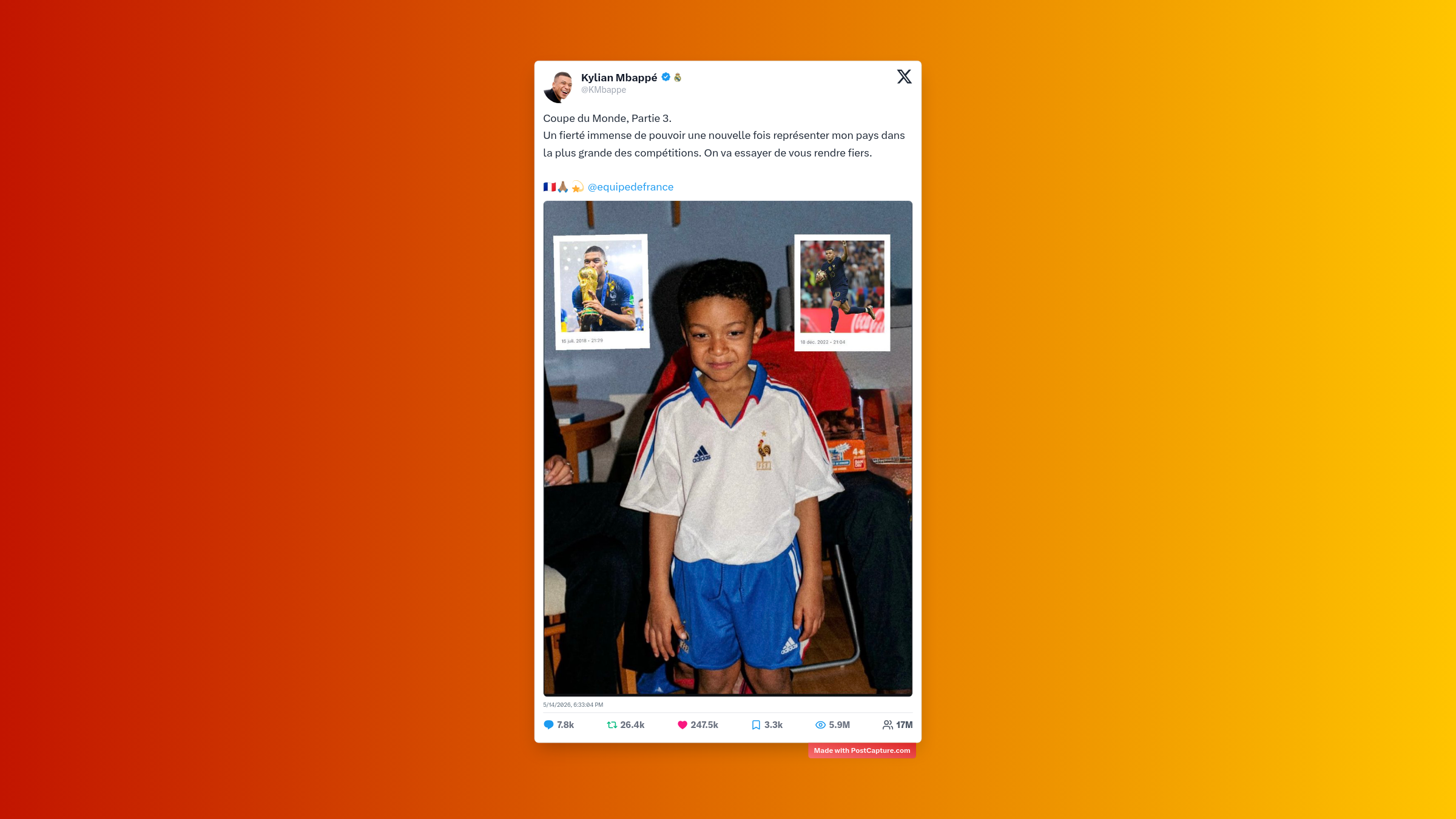Rank 2 - @KMbappe