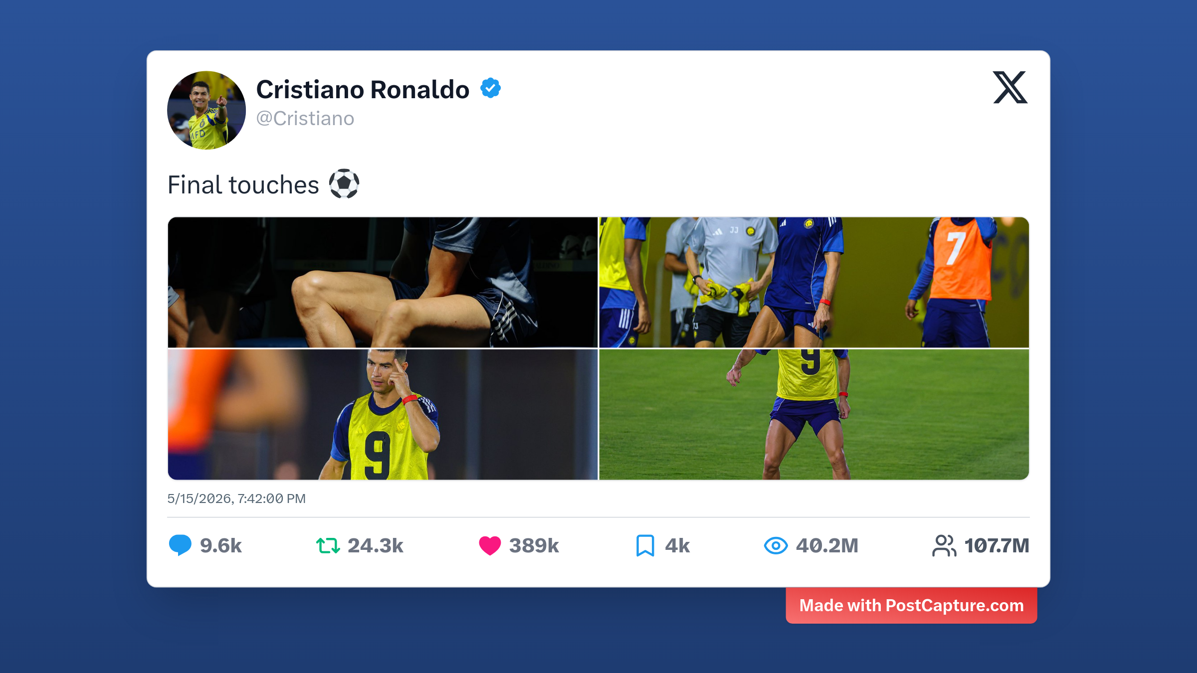 Rank 2 - @Cristiano