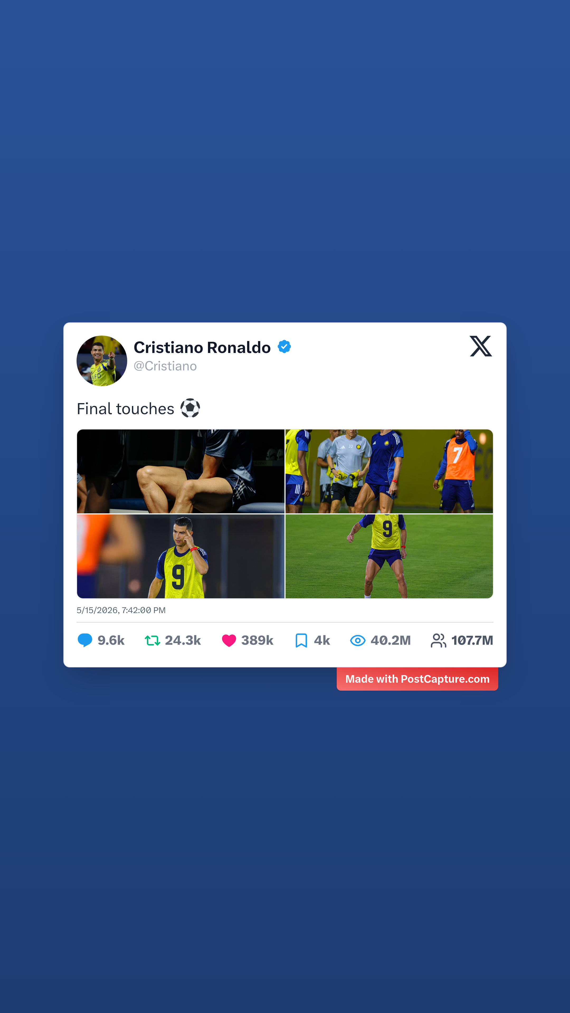 Rank 2 - @Cristiano