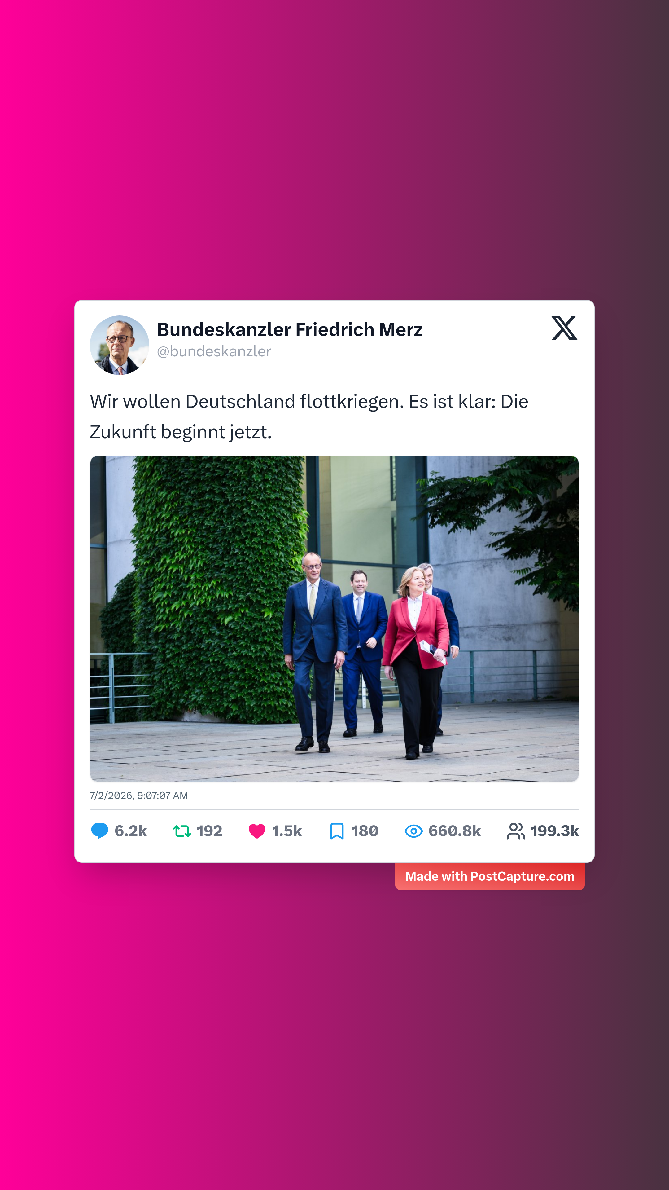 Rank 2 - @bundeskanzler